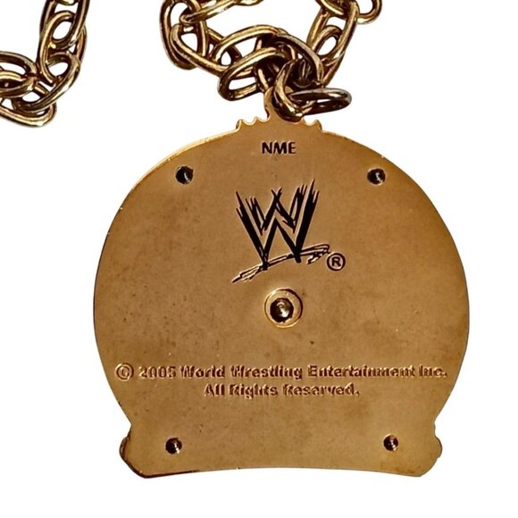 John Cena 2005 Champ Spinner Medallion Chain Necklace - Picture 3 of 4